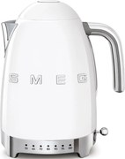 Бяла електрическа кана от неръждаема стомана 1,7 l Retro Style – SMEG
