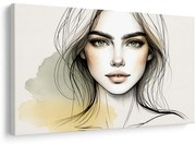 Картина на платно – Портрет на жена с изразителни очи