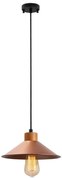Пендел на кабел MANAVGAT 1xE27/40W/230V, меден/кафяв