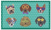 Изтривалка 40x70 cm Dogs on Polka Dots – Artsy Doormats