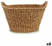Кош С дръжки Кафяв 21 L 50 x 30 x 49 cm (6 броя)