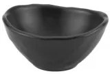 Horecano - Порцеланов рамекин овален 8см черен METEOR-(HC-561118)