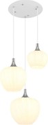 Globo 15548-3HW - Пендел MAXY 3xE27/40W/230V бял