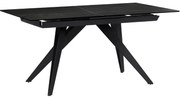 Разтегателна трапезна маса KONIN - черна