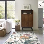 Килим Argentum оранжево цвете сив