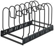 Черна стойка за кухненски прибори Basic - Wenko