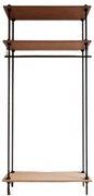 Рафт Ar Shelving Deco Armario abierto, 185x85x35 см, Метал + дърво, Кафяв