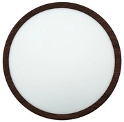 LED таванно осветително тяло LED/24W/230V 3000/4000/6500K Ø 30 см кафяво