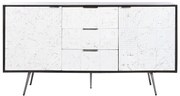 Бюфет DKD Home Decor 150 x 43 x 80 cm Бял Тъмно сив Дърво манго