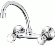 Смесител за кухня КУИК 5015873C M7119, месингов, хром, 15.4х15х10.7см