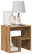 856529 vidaXL Нощни шкафчета, 2 бр, дъб артизан, 40x30x40 см, инженерно дърво