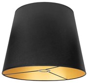 Абажур ШИНЦ ЧЕРЕН/ЗЛАТО - конус, долно окачване, Е27