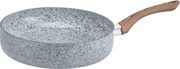 Тиган Oliver Voltz Siena OV51319J26D, 26 см, Дълбок, Мраморно покритие, Индукция, Сив