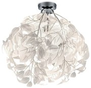 Бяло таванно осветително тяло, височина 58 cm Leavy - Reality