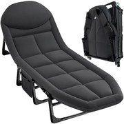 Сгъваемо легло за пътуване с матрак и здрава рамка