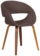 Трапезен стол Carmen 9975 - орех - кафяв