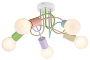 Rabalux 6340 - Прикрепен полилей LINETT 5xE27/40W/230V