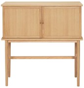 Шкафче от декор от дъб в естествен цвят 90x90 cm Dash – Hübsch