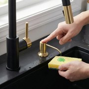 Дозатор Rea LON Brush Gold