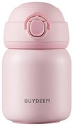 Термос BUYDEEM TAN200, 200 мл, Винтова капачка с плътно затваряне, Неръждаема стомана, Розов