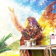Тапет – Рисувана жена