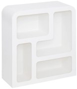 Етажерка atmosphera Soleya, 4 ниши, 75x30 cm, Бял