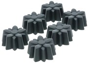 Силиконови форми за на мъфини 6 бр. ø 7 cm Flower – Blomsterbergs