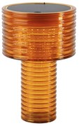 Настолна лампа оранжева пластмаса с LED соларна акумулаторна IP44 - Ambar