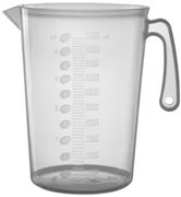 Horecano - Полипропиленова мерителна кана 5л ф19,5xh26,5см прозрачна (GMCP-5)