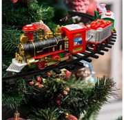 LED Коледна декорация 10xLED/4xAA влакче