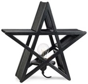 Черна коледна светлинна украса Bamboo – Markslöjd