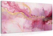 Картина на платно – Розов мрамор