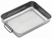 Иноксова тава за готвене с дръжки 35x27xh5см INOXRIV-STAR (53105371) - Horecano