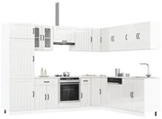 3314983 vidaXL Комплект кухненски шкафове от 14 части Lucca, инженерно дърво