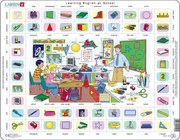 Larsen - Пъзел: Образователен – "Научи английски 6" – 70 части, голям