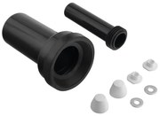 Bruckner - К-кт за свързване на окачена тоалетна 25 см черен