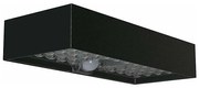 LED Соларен аплик със сензор LED/6W/3,7V IP65 4000K 3000 mAh черен