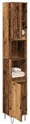 857199 vidaXL Шкаф за баня, старо дърво, 30x30x190 см, инженерно дърво