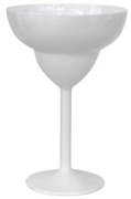 Поликарбонатна чаша за Маргарита (MARGARITA) 350мл 11,8xh17,5см бяла RK-PRЕMIUM WHITE-(PM.M30) - Rubikap