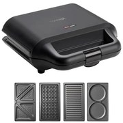 Concept SV3055 - Уред за приготвяне на сандвичи 4в1 700W/230V черен
