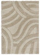 Бежов ръчно изработен килим от рециклирани влакна 160x230 cm Velvet – Flair Rugs