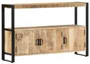 247923 vidaXL Страничен шкаф, 120x30x75 см, манго масив