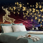 Тапет – Прекрасен елен с пеперуди