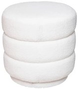 Пуф atmosphera Sinan, Букле - Бял