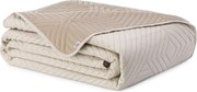 Бежово капитонирано покривало за легло от микрофибър 240x260 cm Softa – Restilo