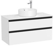 Мебел с две чекмеджета за умивалник върху плот A851960509, 100x46x53.7см