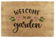 Изтривалка от кокосови влакна 60x90 cm Welcome to My Garden – Artsy Doormats