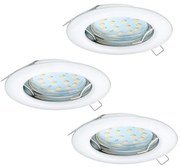 Eglo 94235 - Комплект 3x LED Осветление за окачен таван PENETO 3xGU10-LED/3W/230V