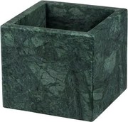 Тъмнозелен мраморен органайзер за баня за памучни тампони Marble – Mette Ditmer Denmark