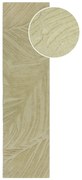 Зелен вълнен килим 60x230 cm Lino Leaf - Flair Rugs